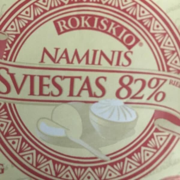Rokiškio Butter packshot