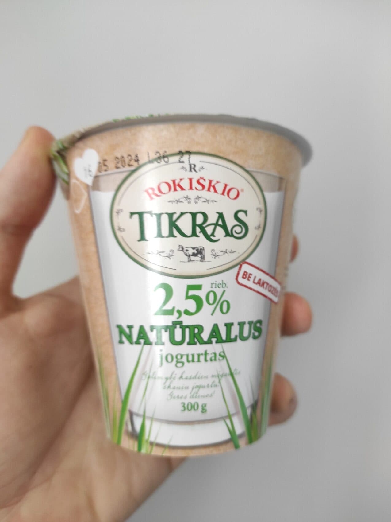 Rokiškio Natūralusis Jogurtas packshot