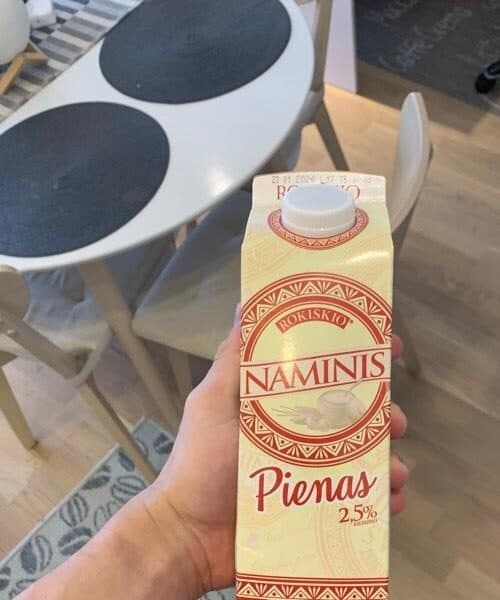Rokiskio Naminis Pienas packshot
