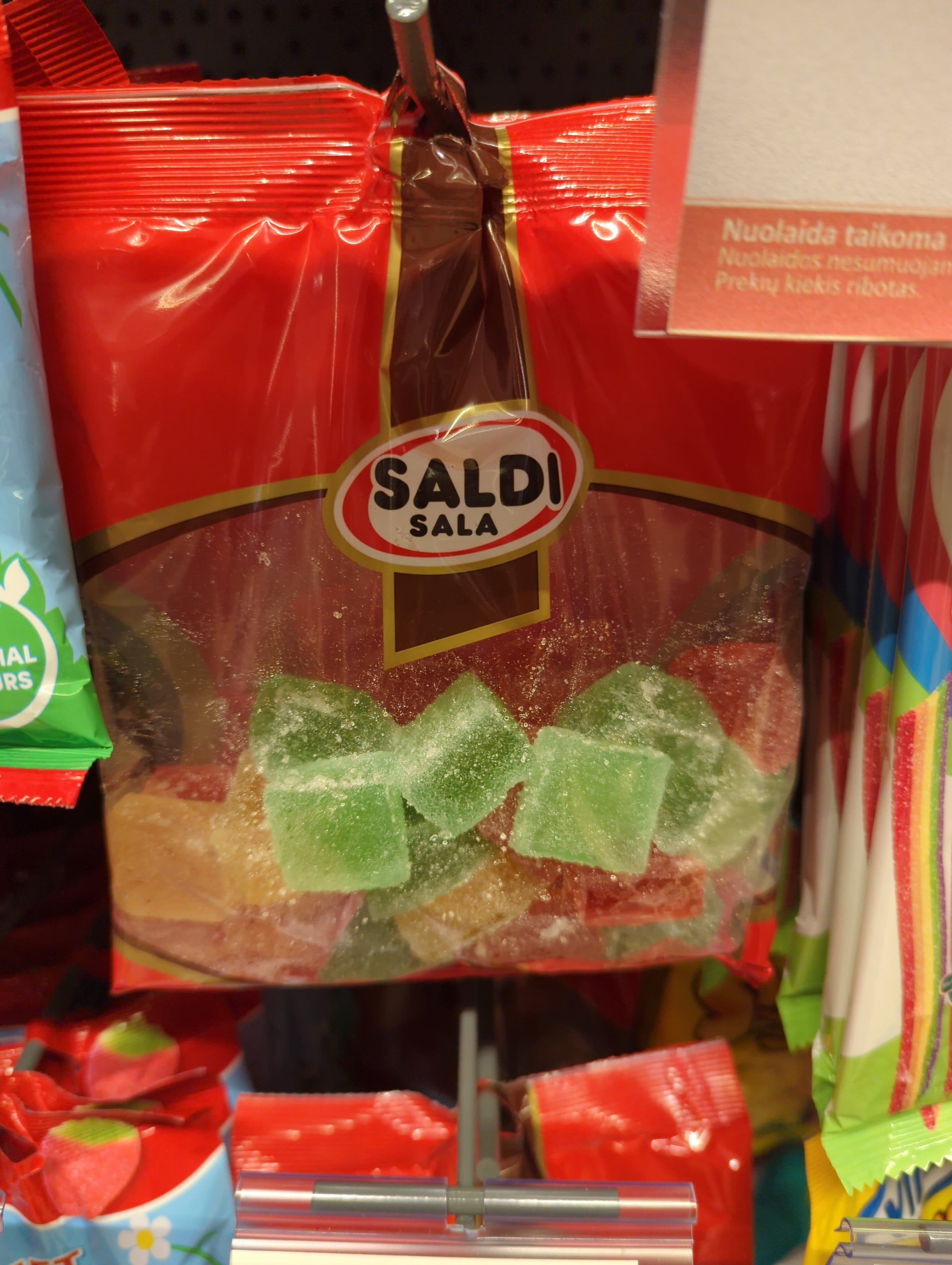 Saldi Sala saldainiai marmeladukai packshot