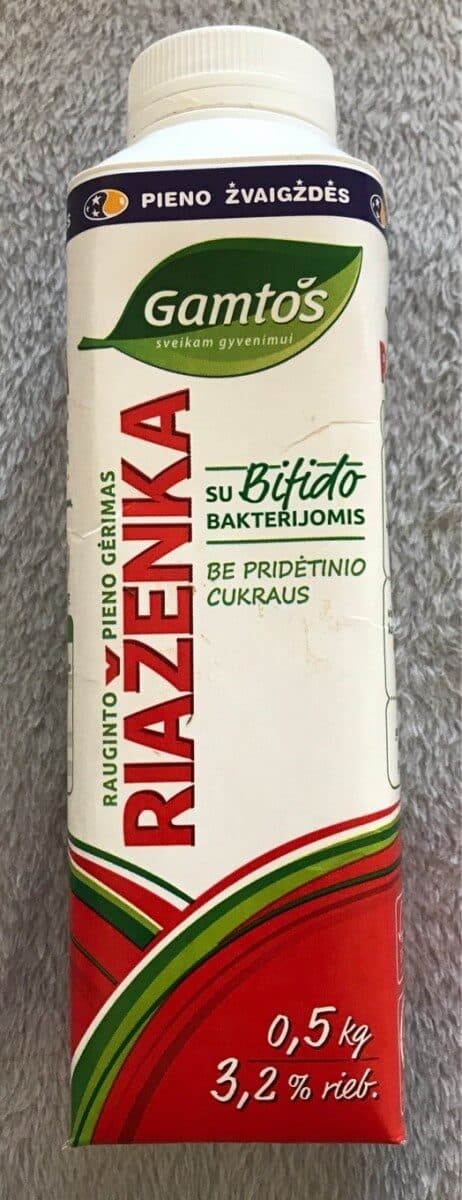 Gamtos кефир packshot