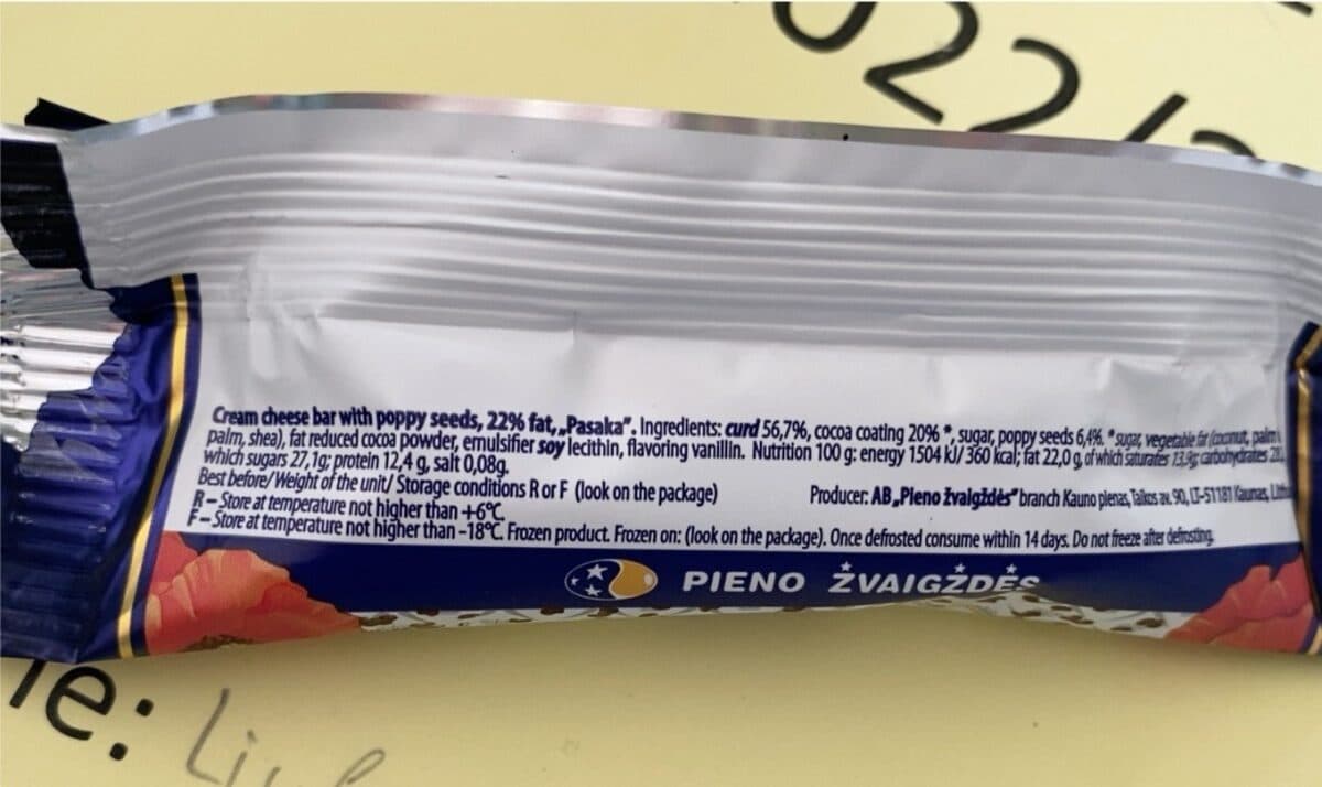 Open Food Facts Pasaka packshot