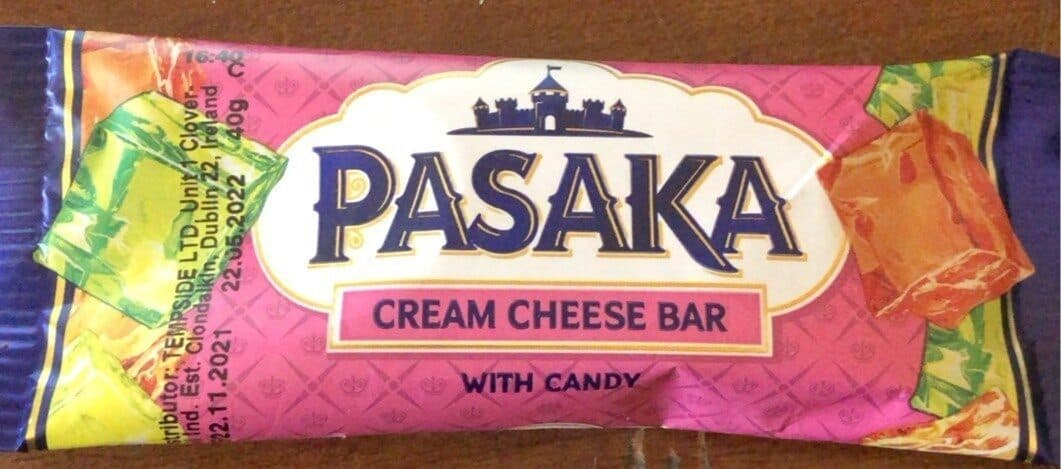 Pasaka Cream Cheese Bar packshot