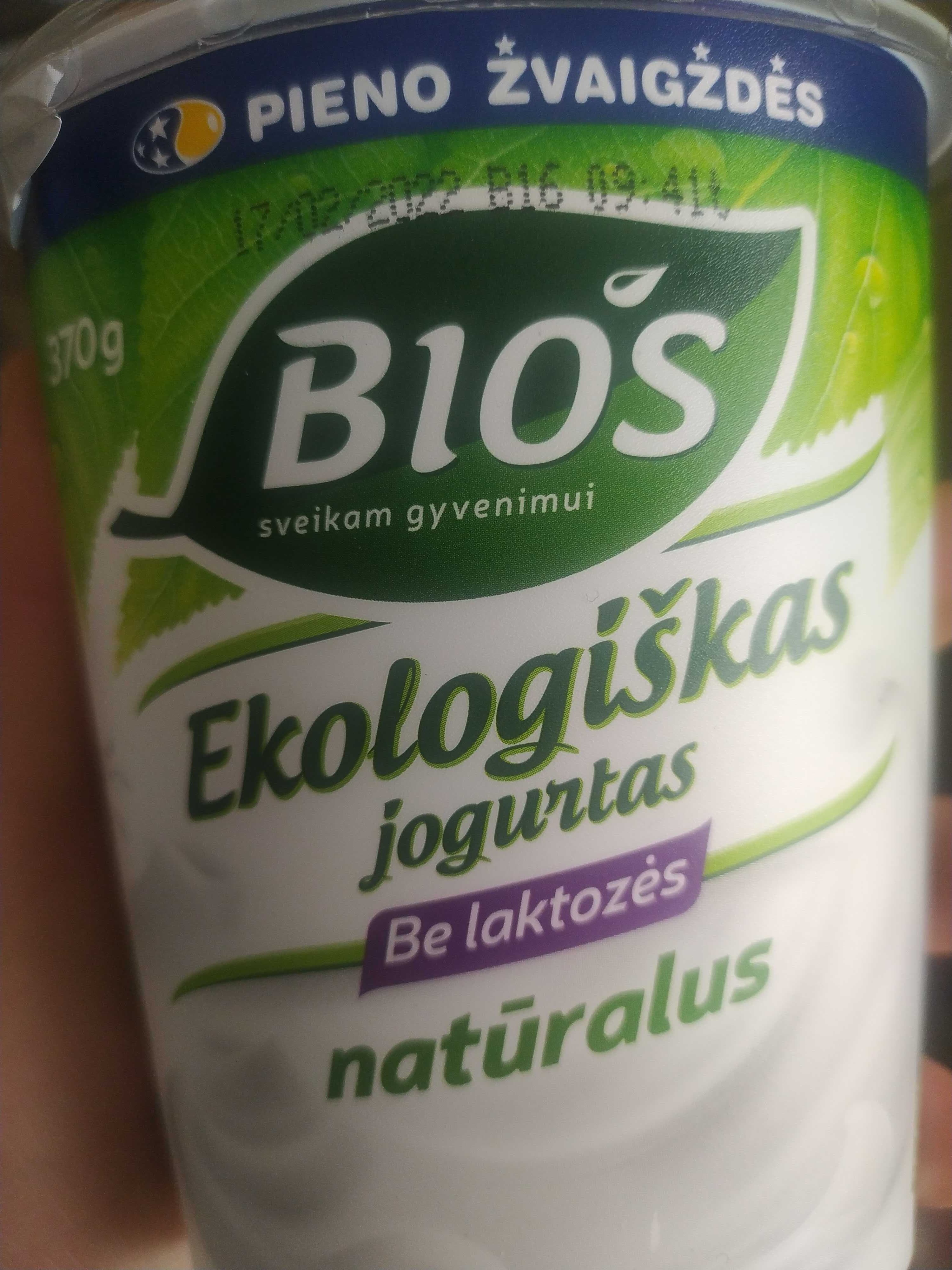 Pieno zvaigzdes Eco yogurt packshot