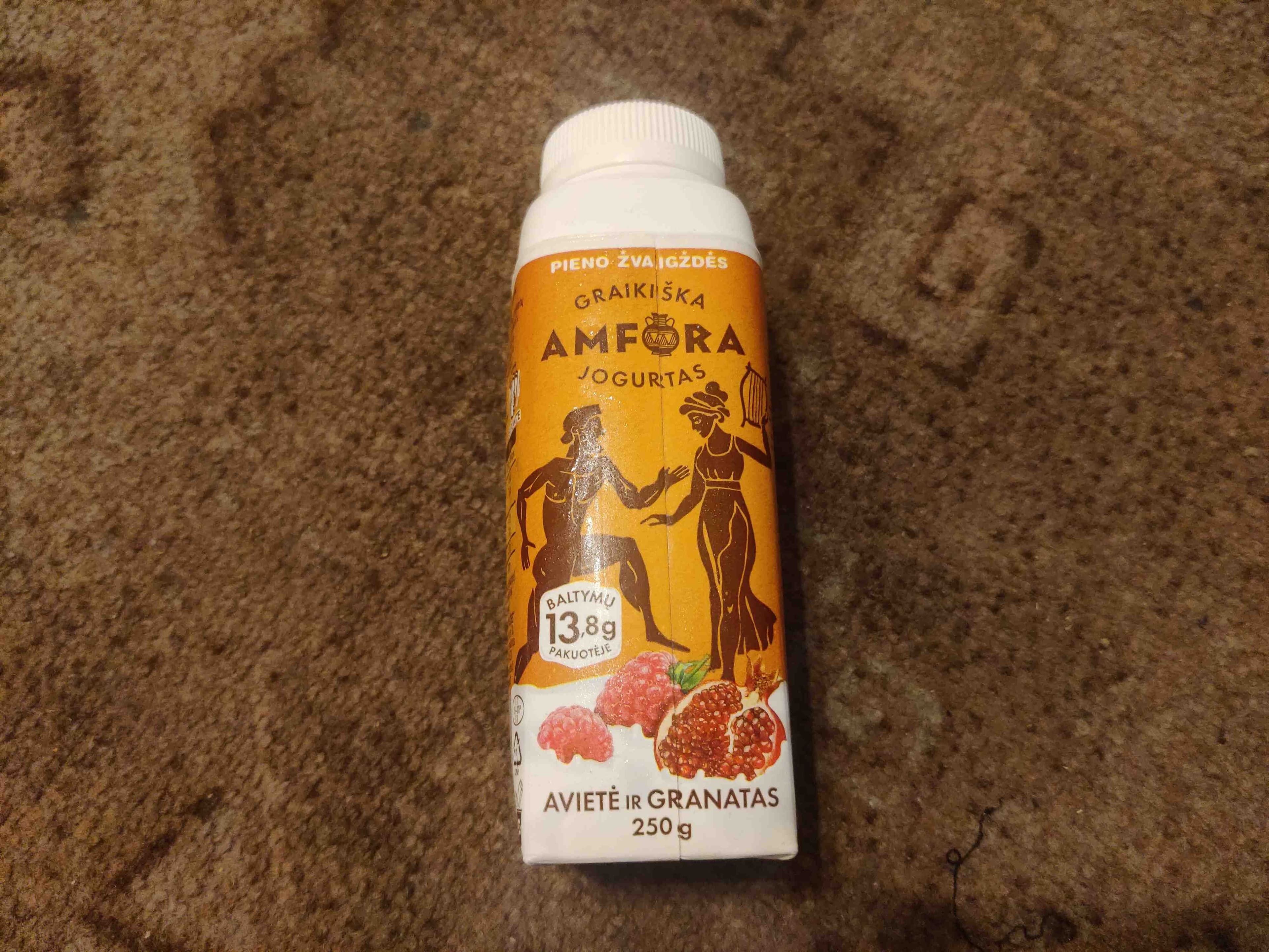 Pieno žvaigždės Graikiškas amfora jogurtas packshot