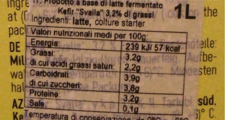Open Food Facts Kefir packshot