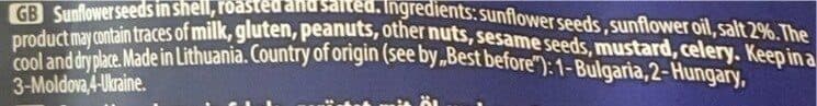 Open Food Facts Bazarnye Sunflower Seeds packshot