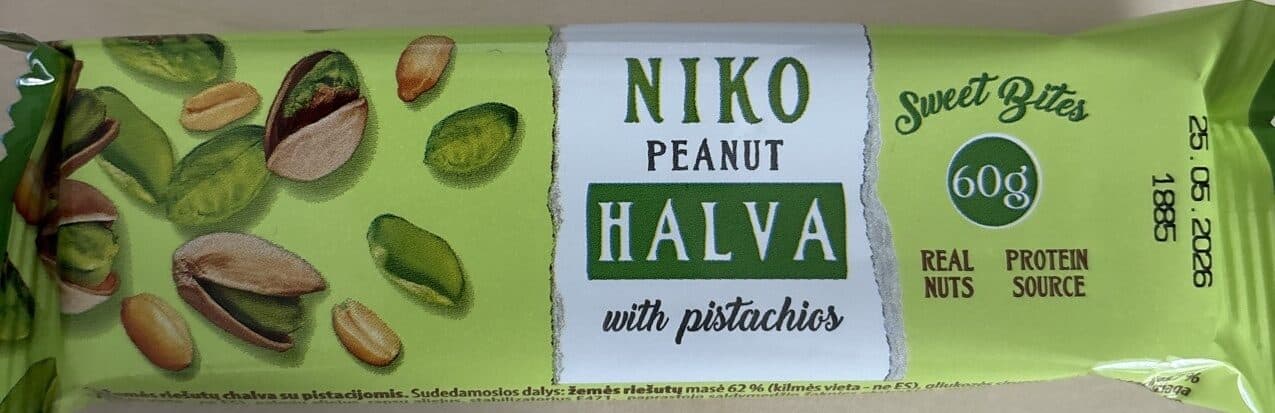 Niko Peanut Halvaa With Pistachios packshot
