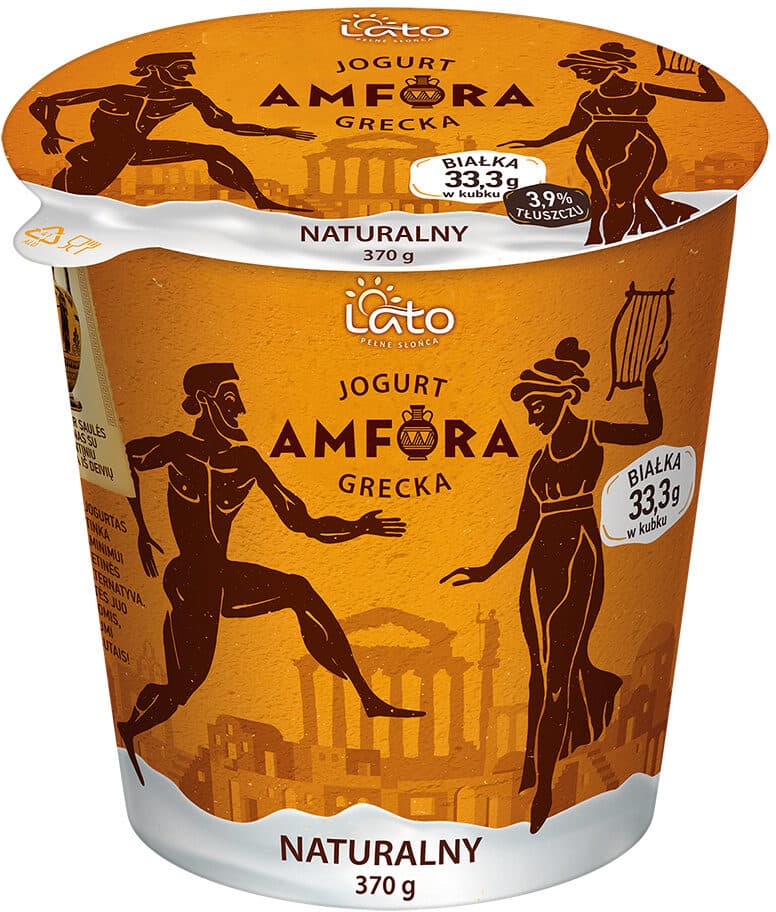 Lato Pelne Slonca Jogurt naturalny Grecka Amfora packshot