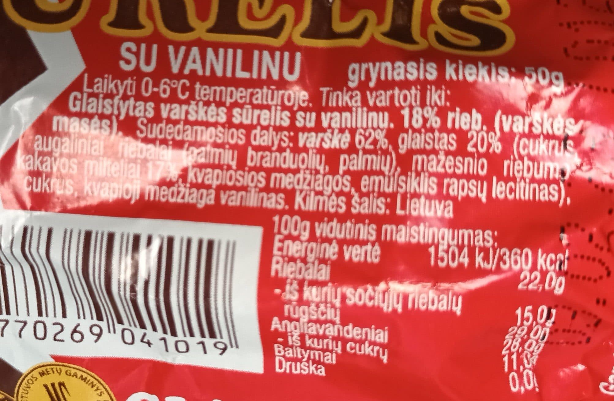 URIGA Sūrelis packshot