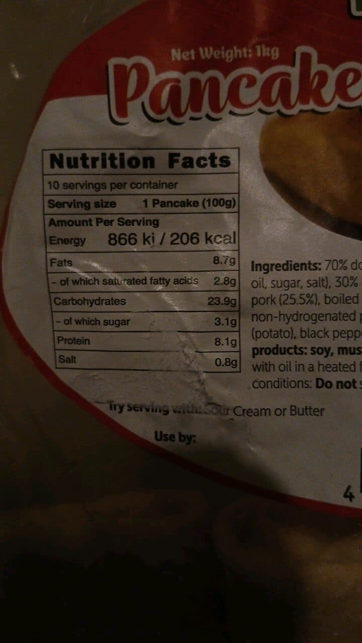 Pancakes with Meat packshot