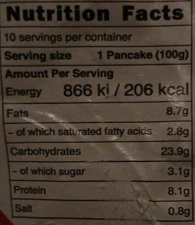 Open Food Facts Pancakes with Meat packshot