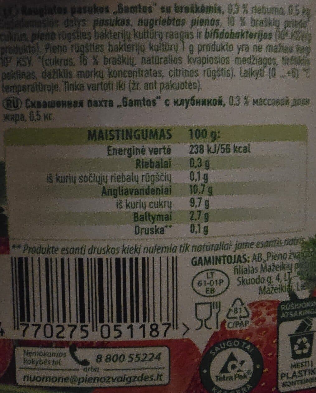gamtos raugintos pasukos su braškėmis packshot