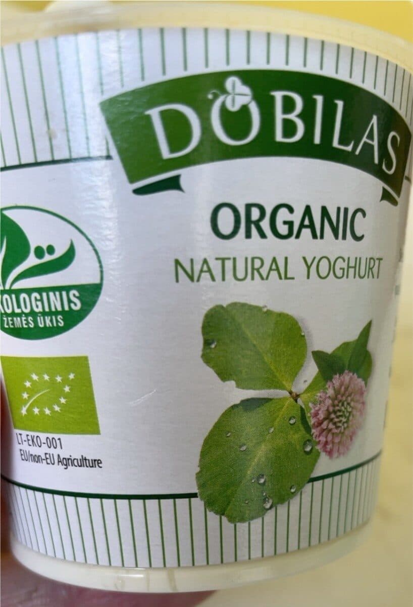 DOBILAS Natūralus jogurtas packshot