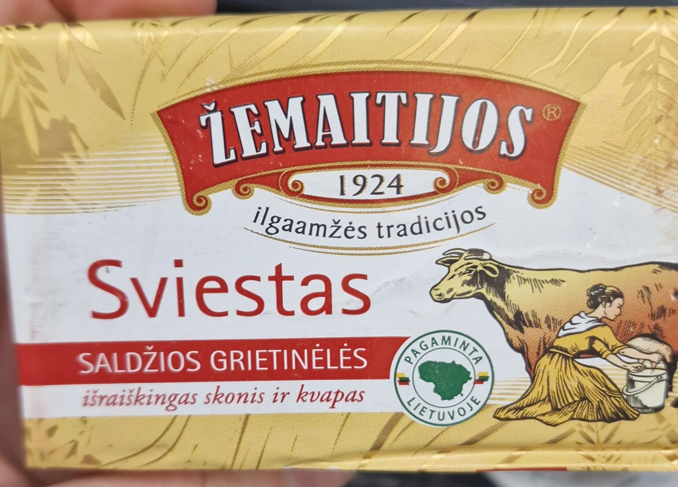 Žemaitijos Sviestas packshot