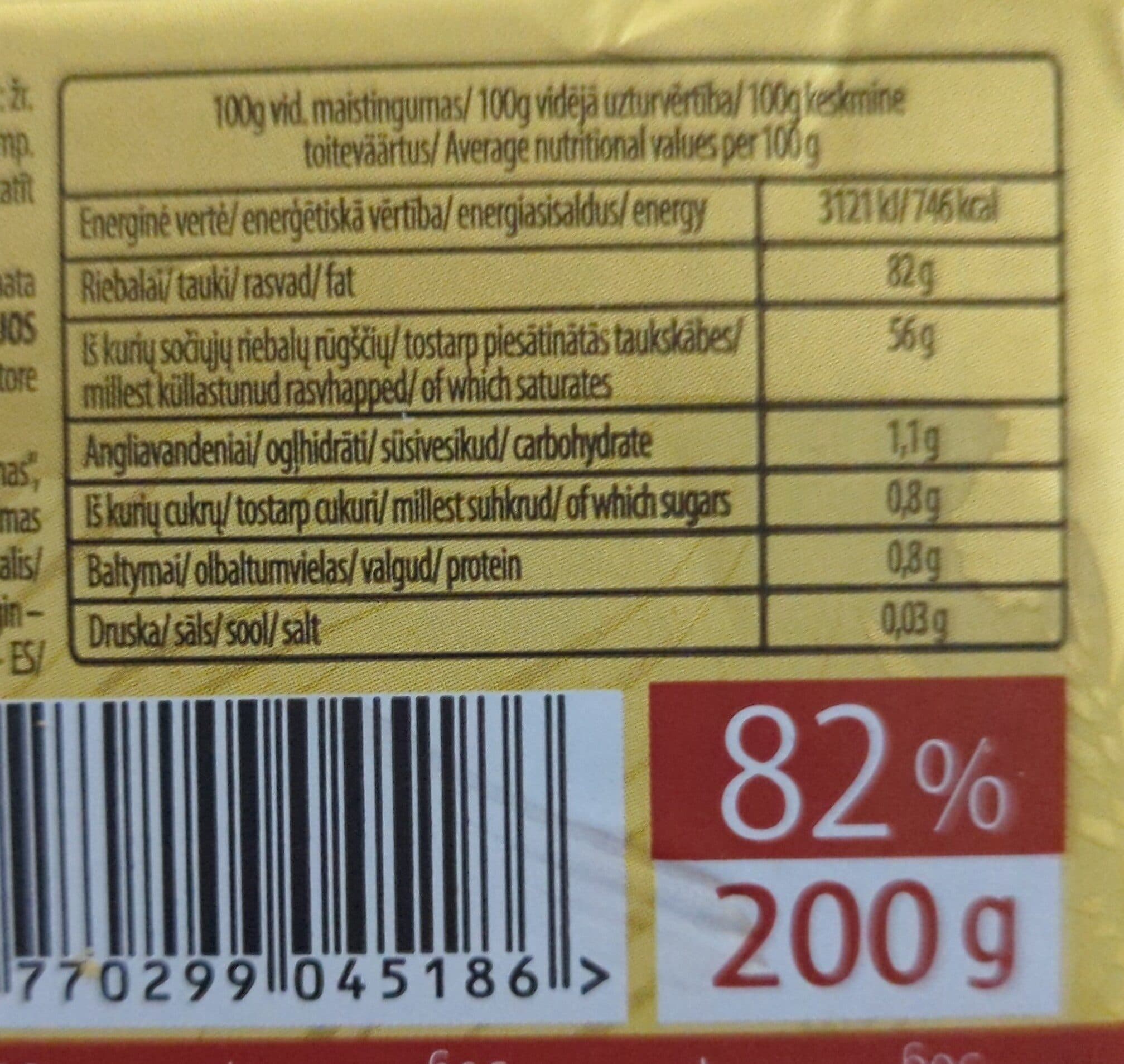 Žemaitijos Sviestas packshot