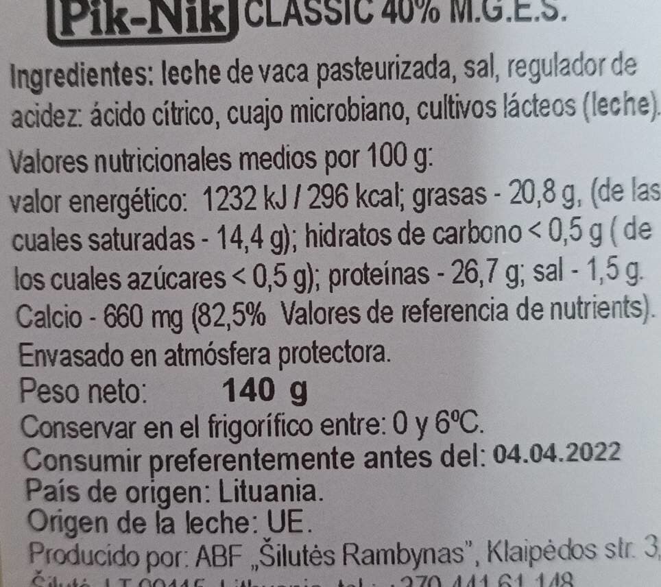 Pik-Nik Pik-nik packshot