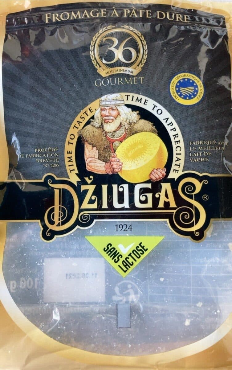 Dziugas Fromage à pâte dure packshot