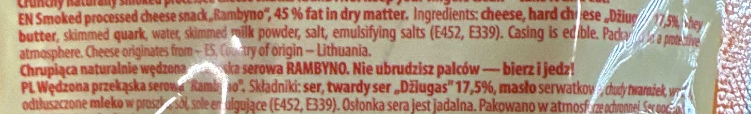 Zemaitijos pienas siera uzkoda Rambyno klas. packshot
