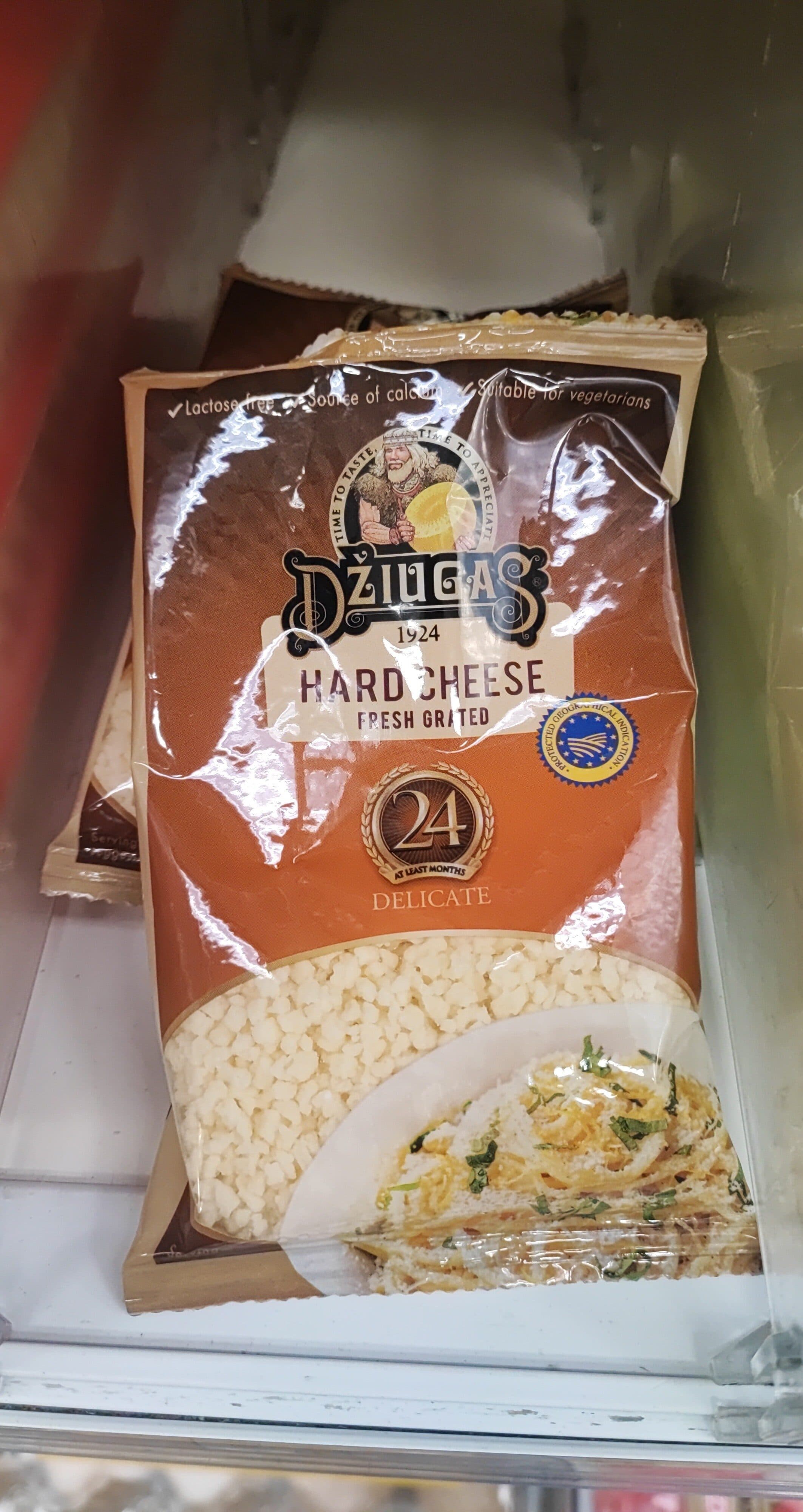 Dziugas siers Dziugas rīvēts 40g packshot