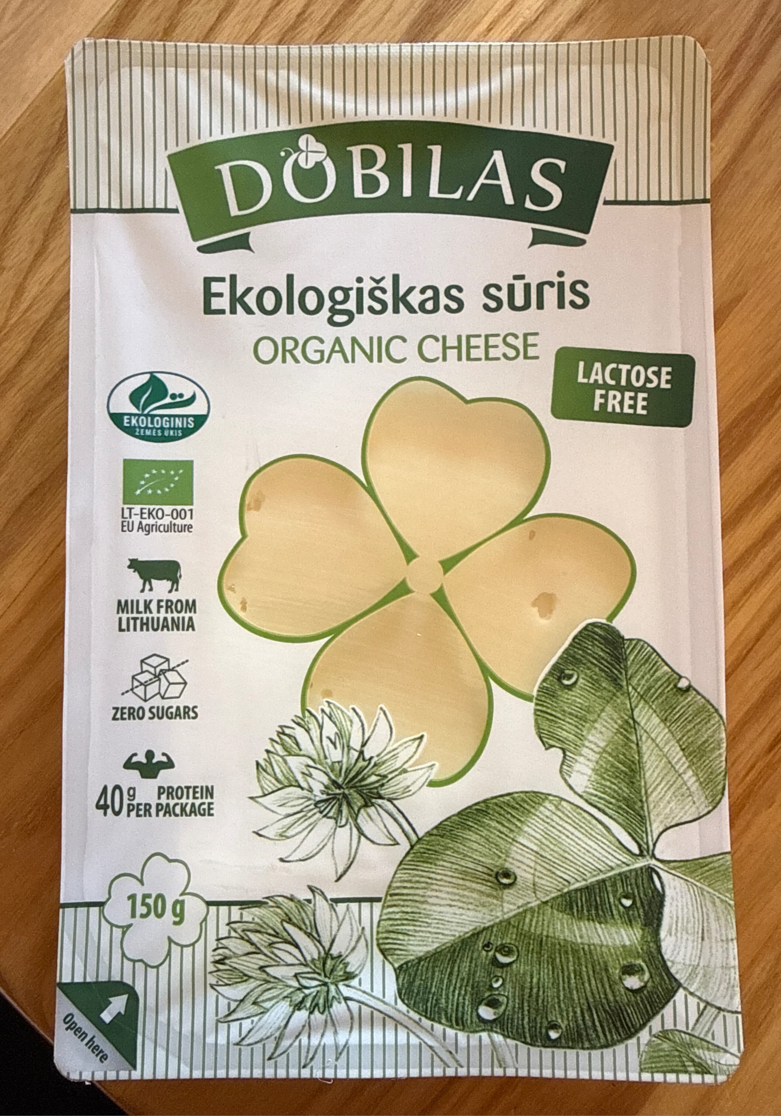Dobilas Ekologiškas sūris packshot