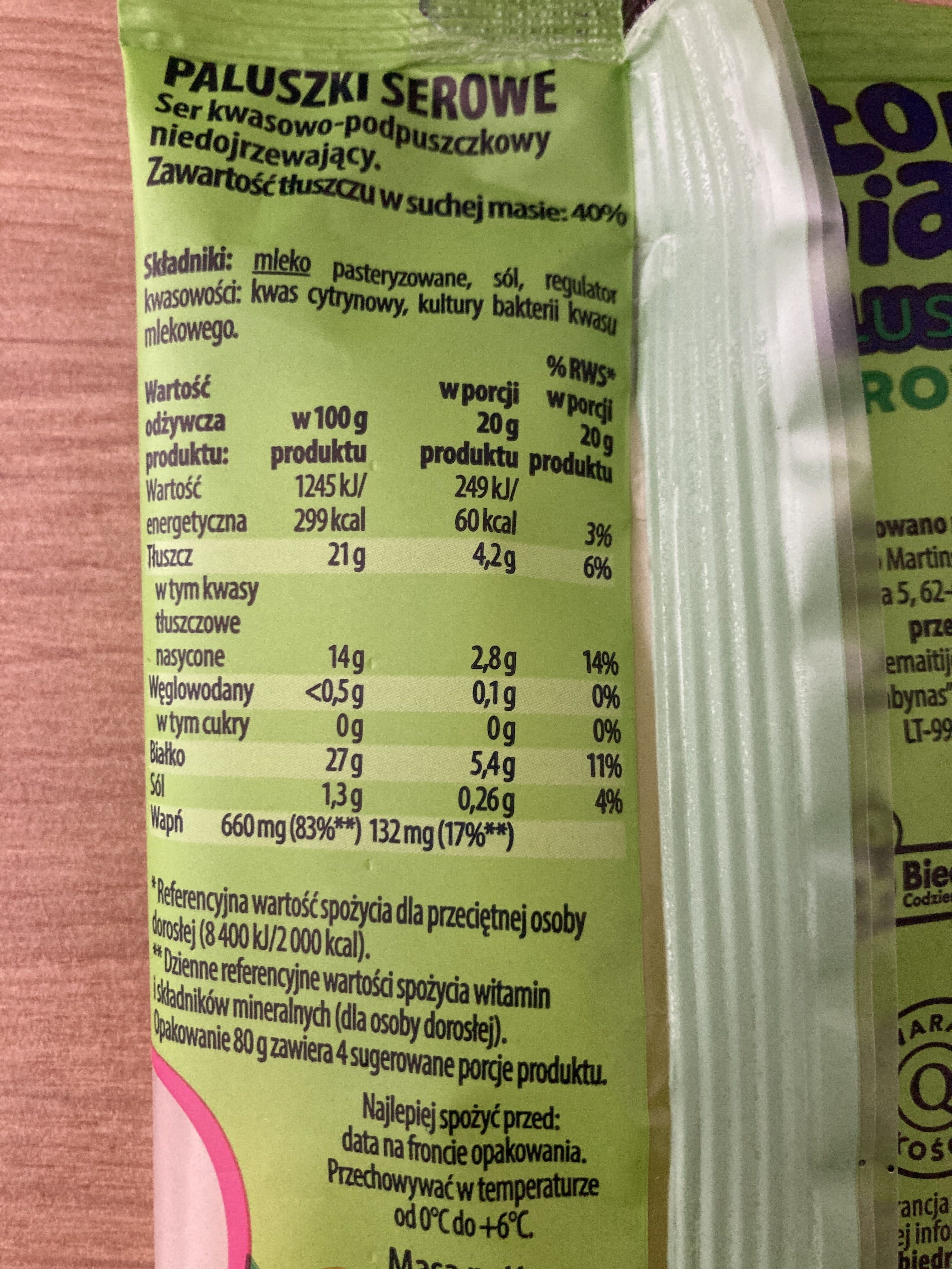 Głodniaki Paluszki Serowe packshot