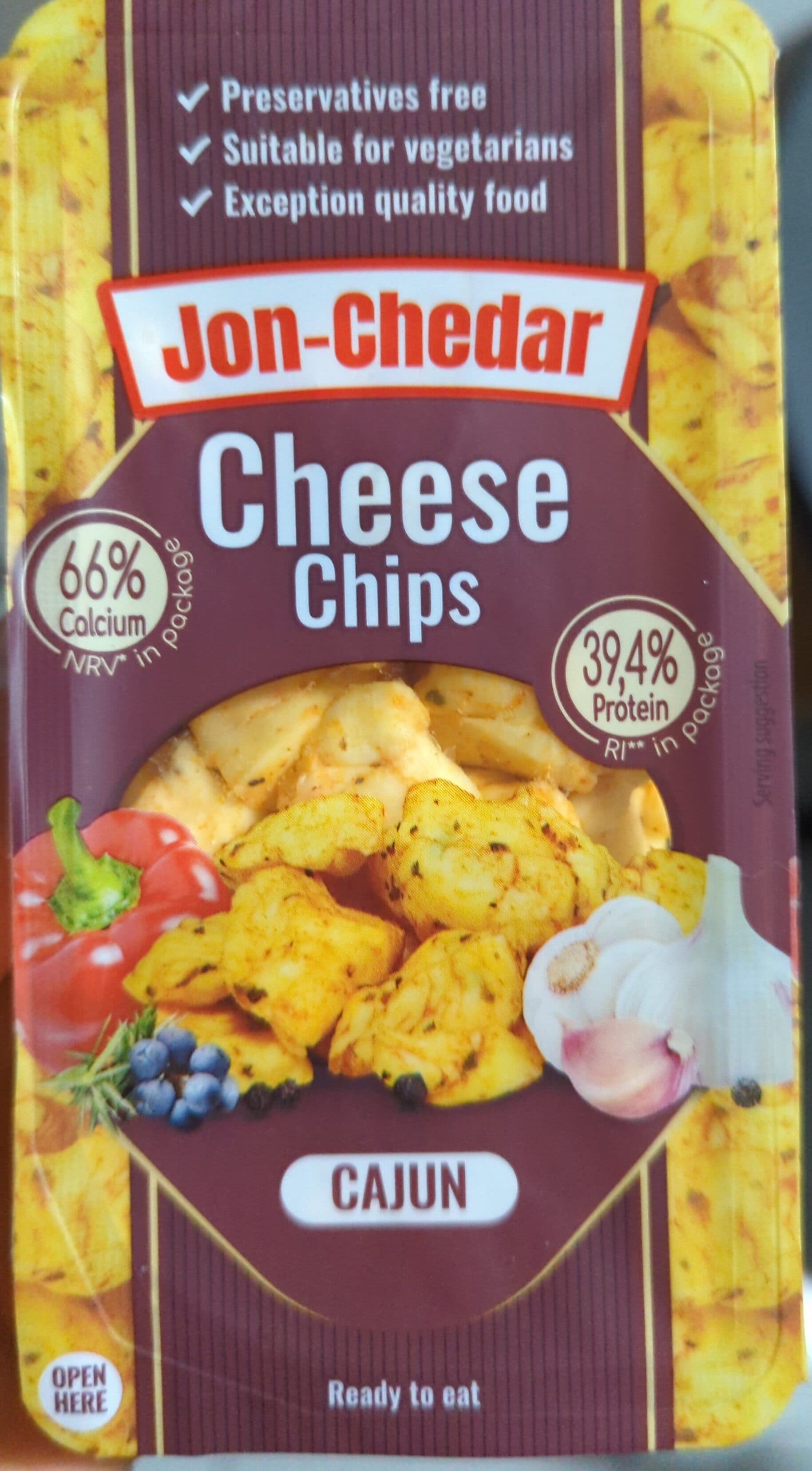 Jon Cheddar Čederio sūris su paprika packshot
