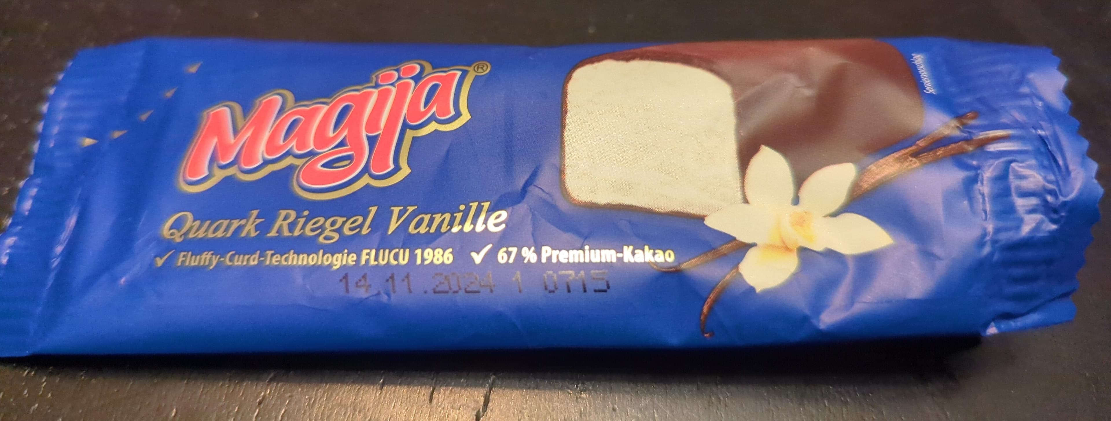 Quark Riegel Vanille Magija packshot
