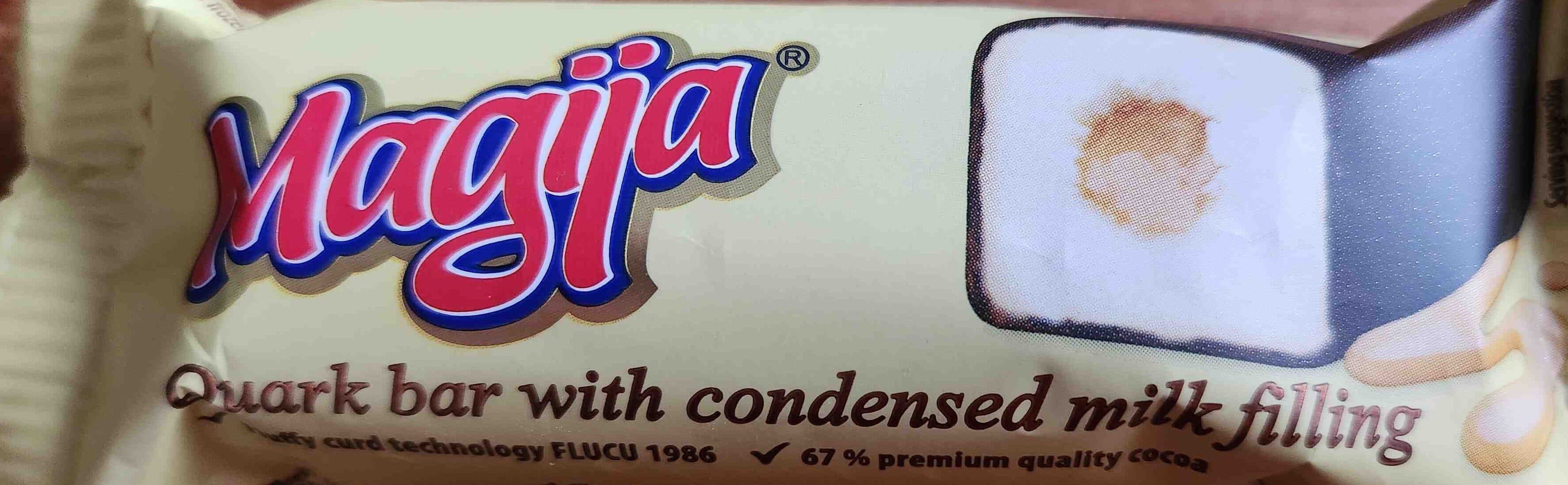 Magija Quark Bar 40g per bar, With condensed milk filling packshot