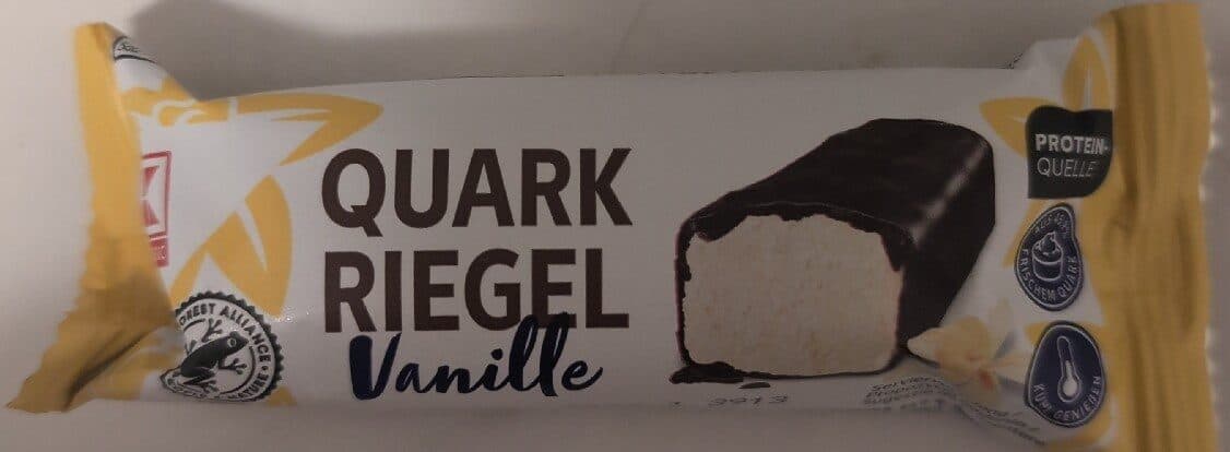 Kaufland Vanille Quark Riegel packshot