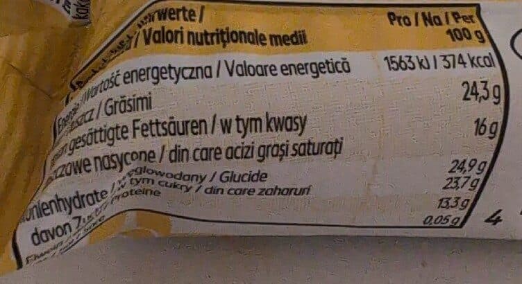 Kaufland Vanille Quark Riegel packshot