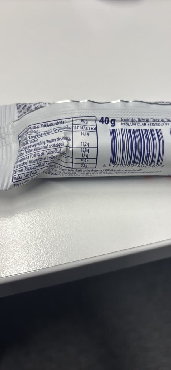 PROTEIN M Batonik z masy twarogowej o smaku waniliowym z kolagenem packshot
