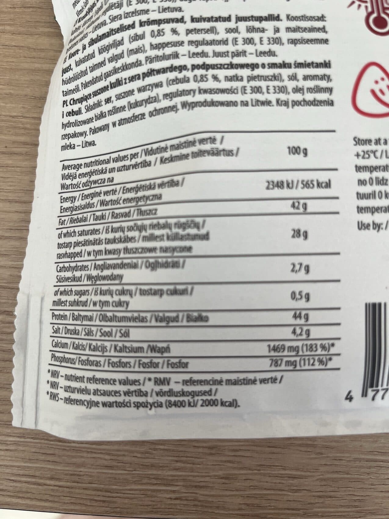 Džiugas Crunchy Cheese Balls packshot