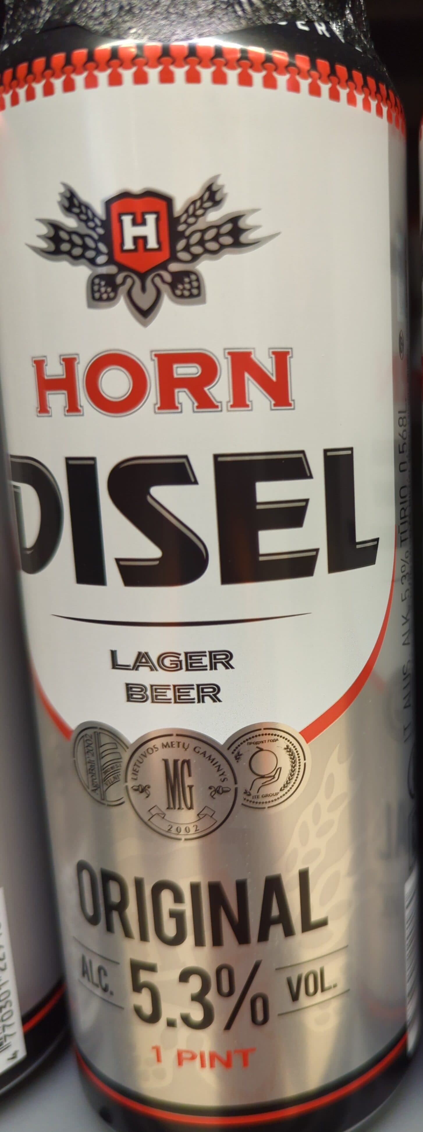 horn disel originalus lager 5.3% packshot