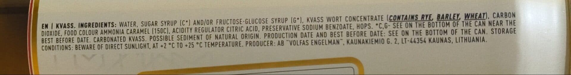 imperial kvass Gira packshot