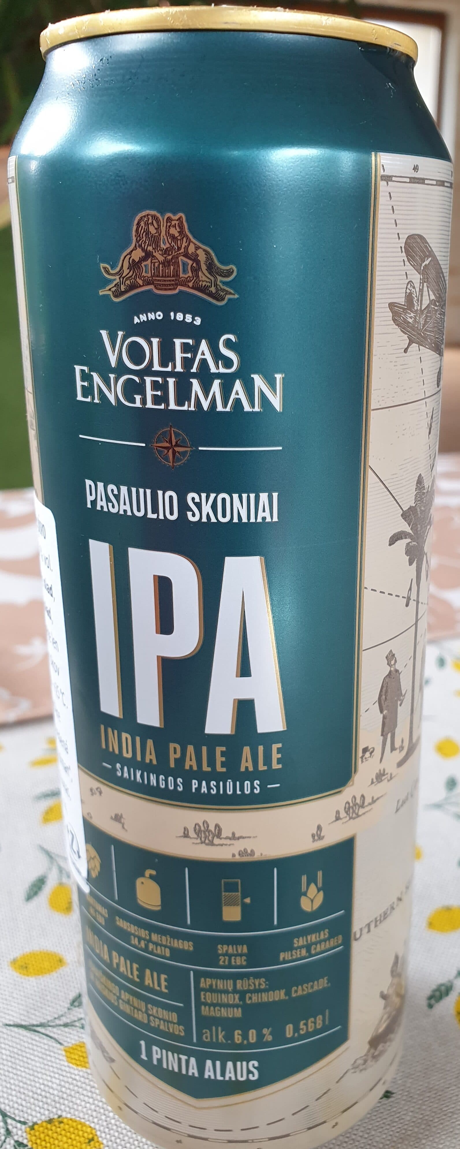 Volfas engelman Unfiltered India Pale Ale packshot