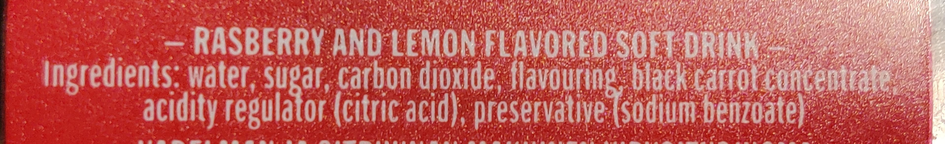 Kanes KANES CHULA VISTA CRUSH RASPBERRY & LEMON packshot