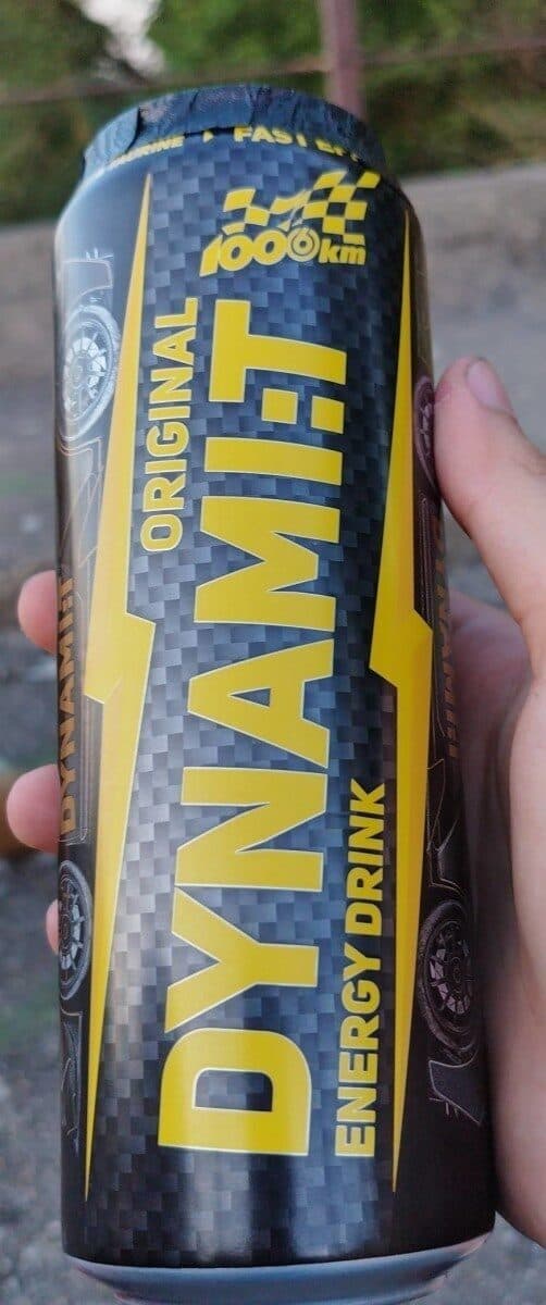 Dynamite Energy drink packshot