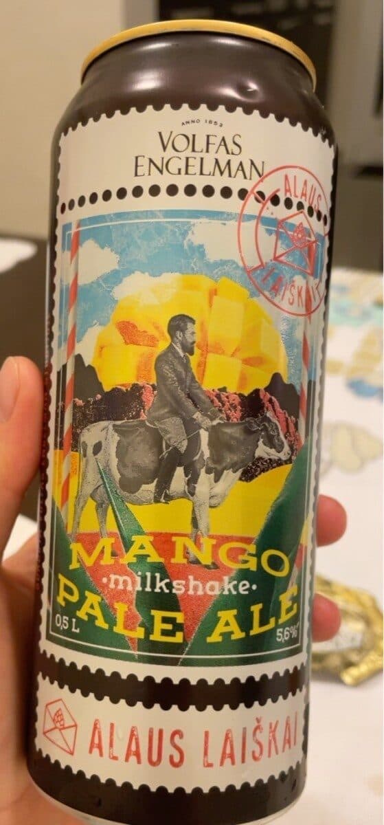 Volfas engelman Mango milkshake pale ale packshot