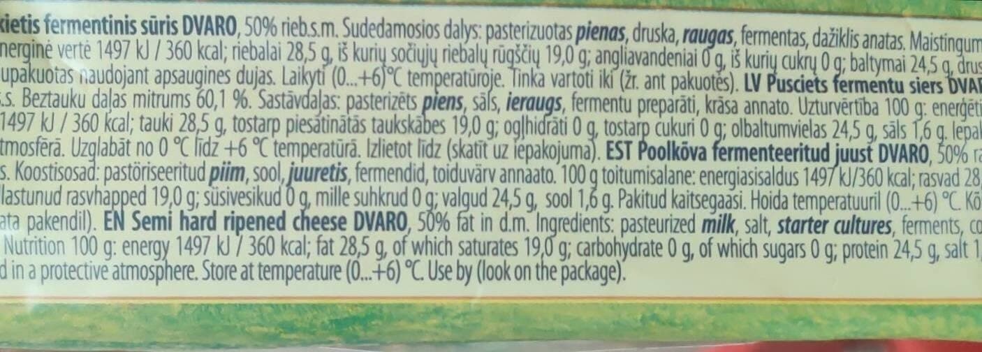 Open Food Facts Pieno žvaigždės packshot