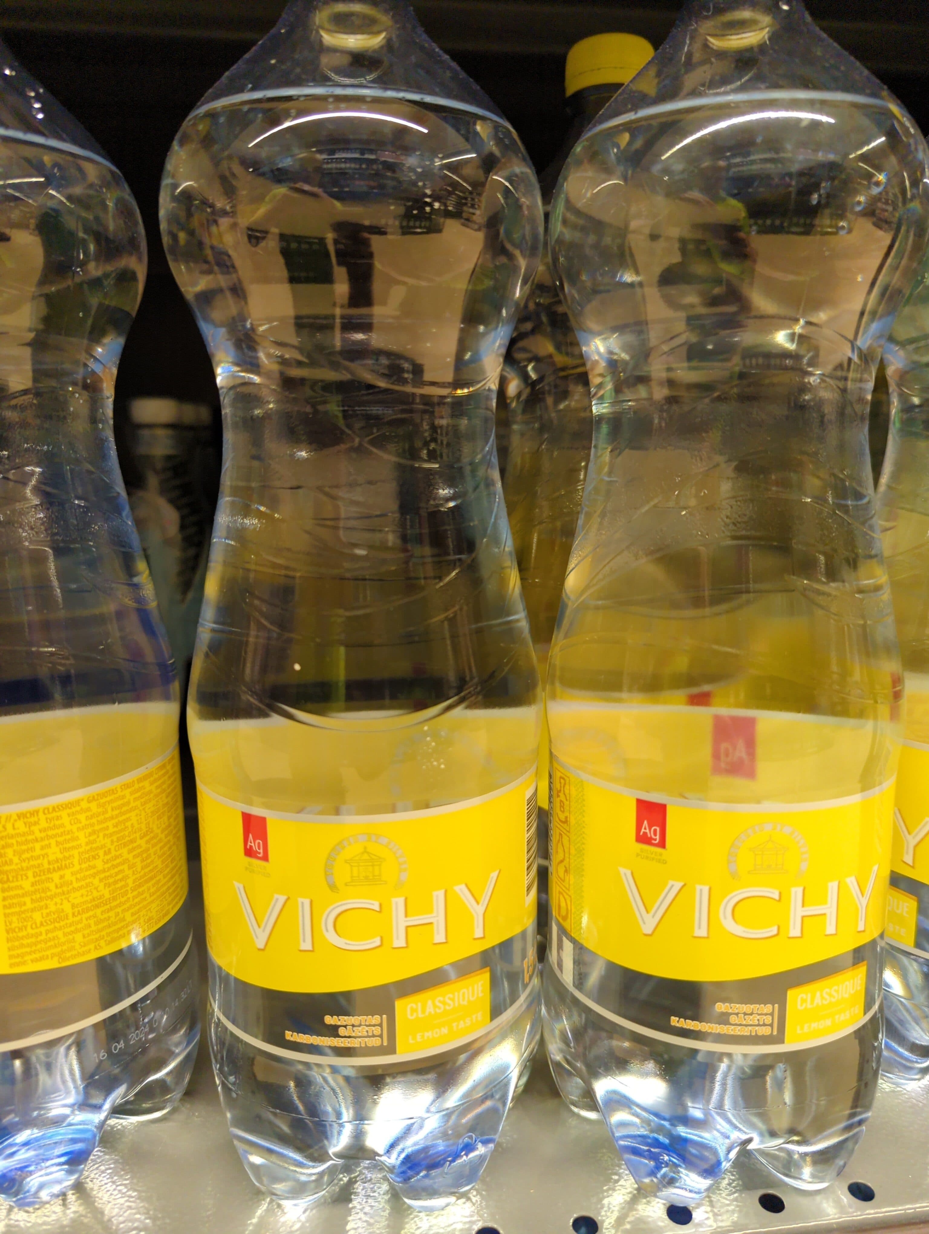 vichy Gazuotas citrinų skonio mineralinis vanduo packshot
