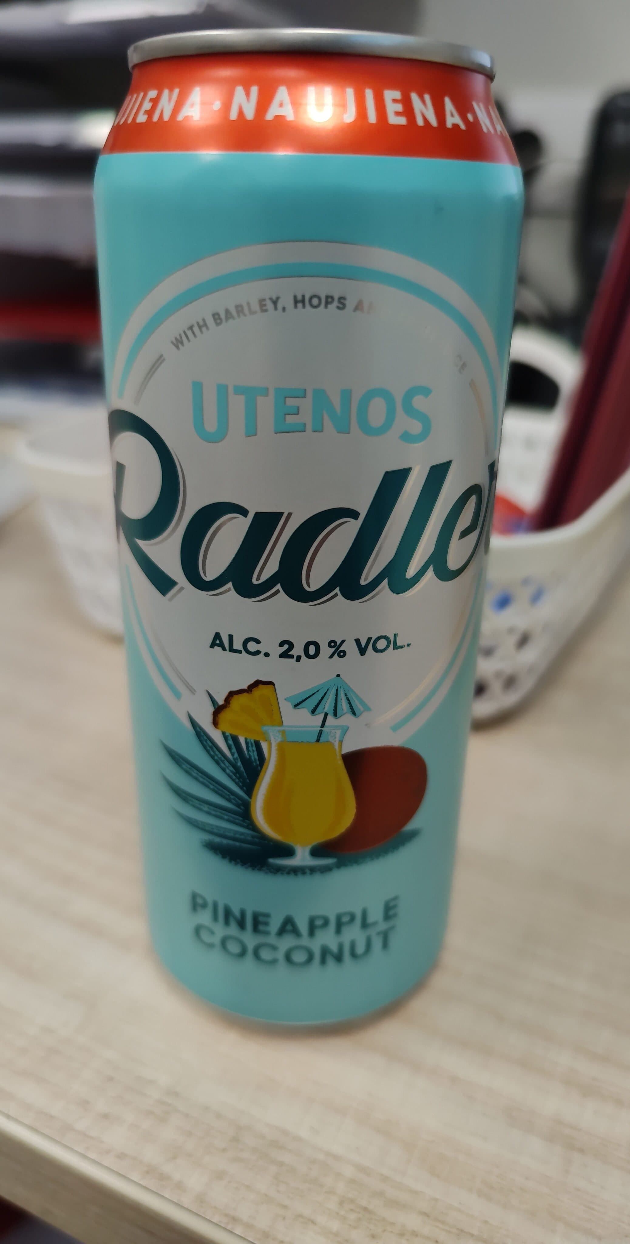 Utenos radler packshot