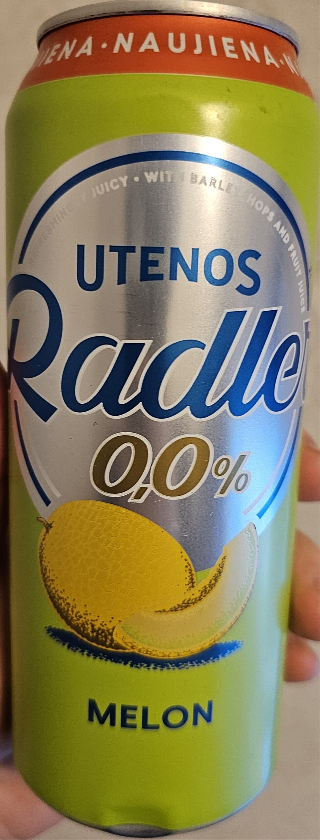 Utenos Utenos Radler — Melon 0,0% non alcoholic beer mix packshot