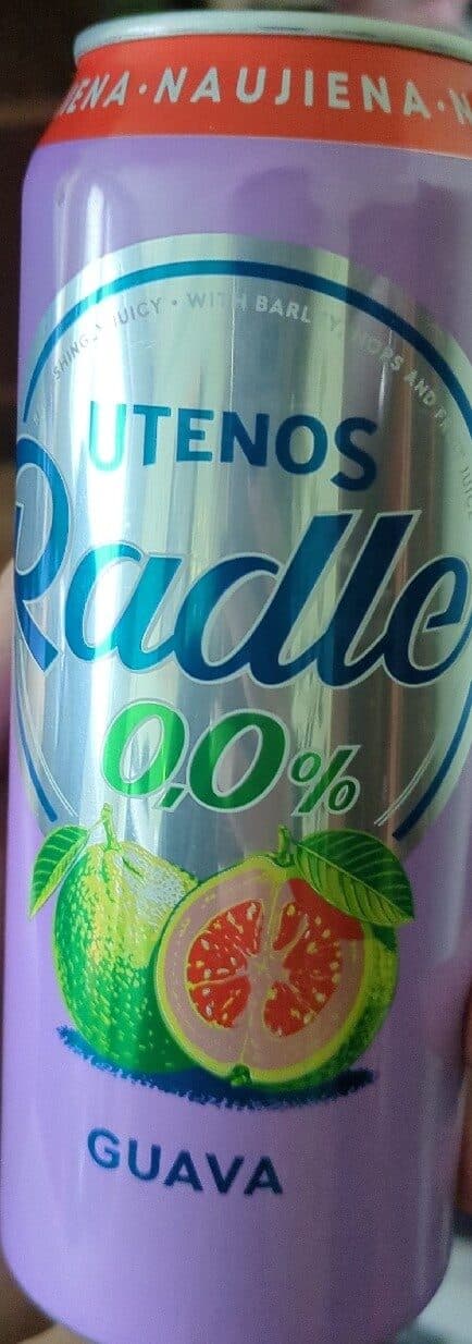 Utenos Guava Radler 0% packshot