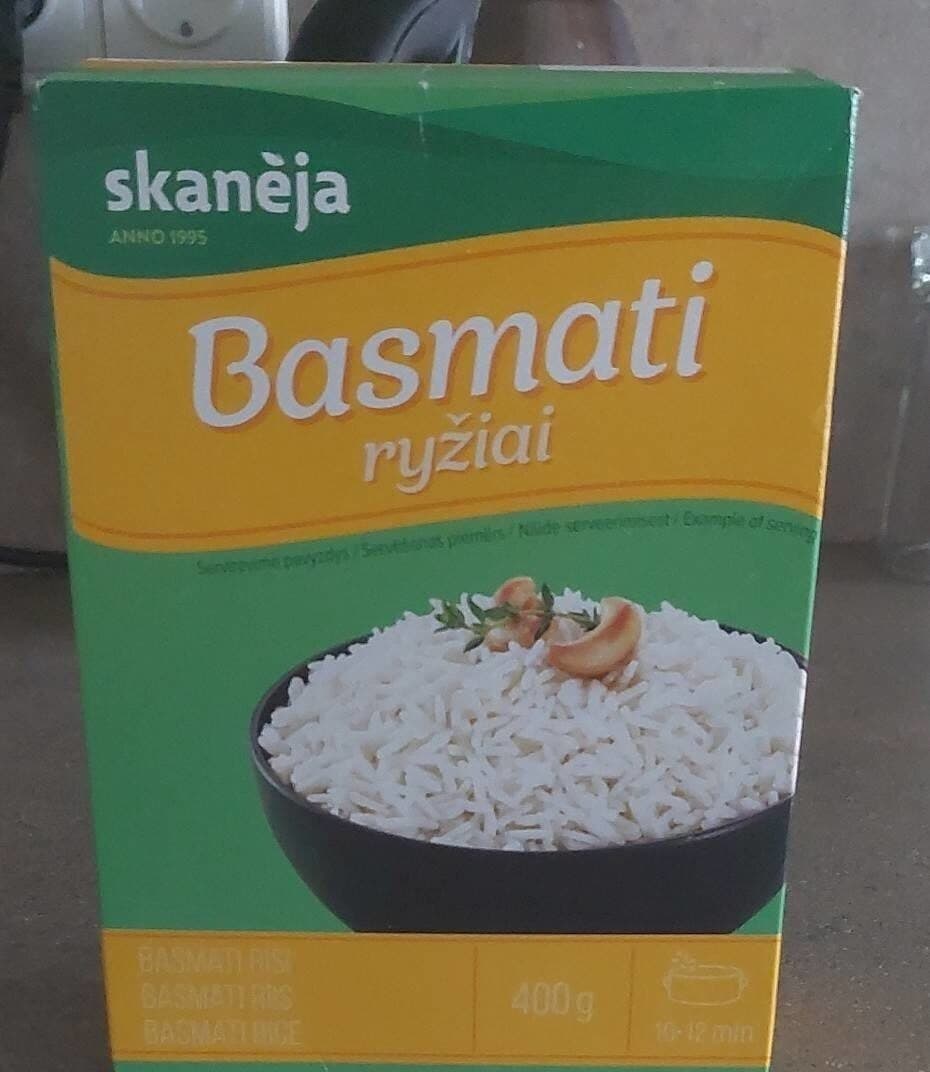 Skanėja Basmati ryžiai packshot