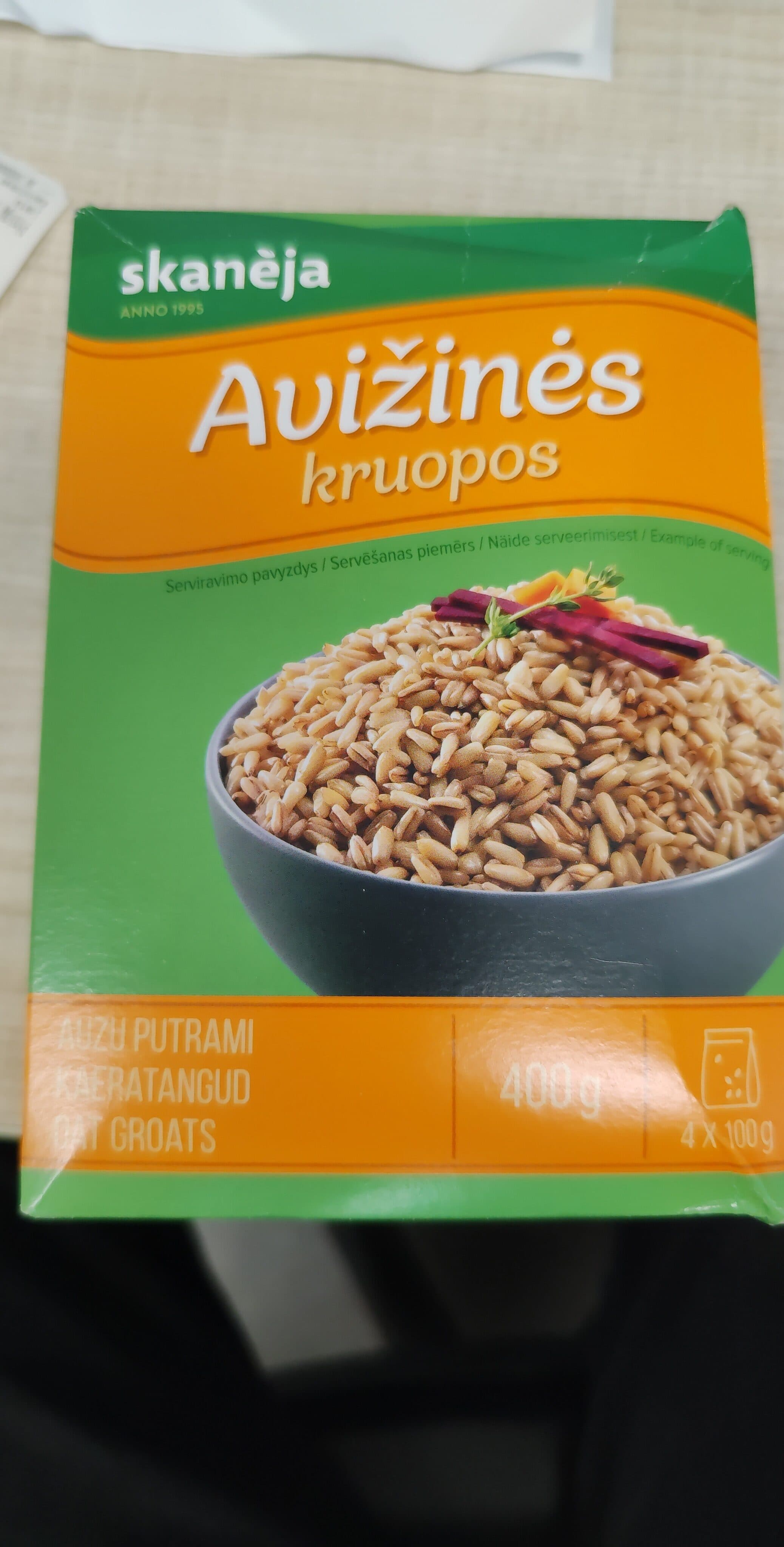 Skaneja Avižinės kruopos packshot