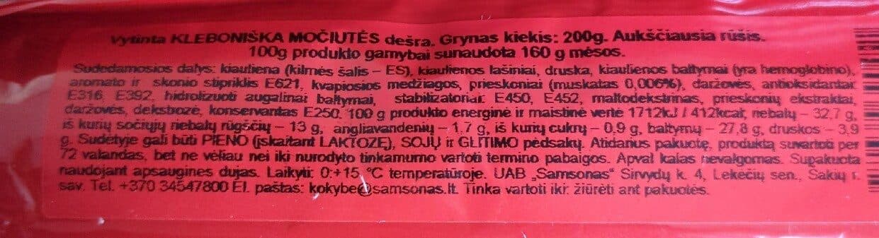 Samsonas močiutės packshot
