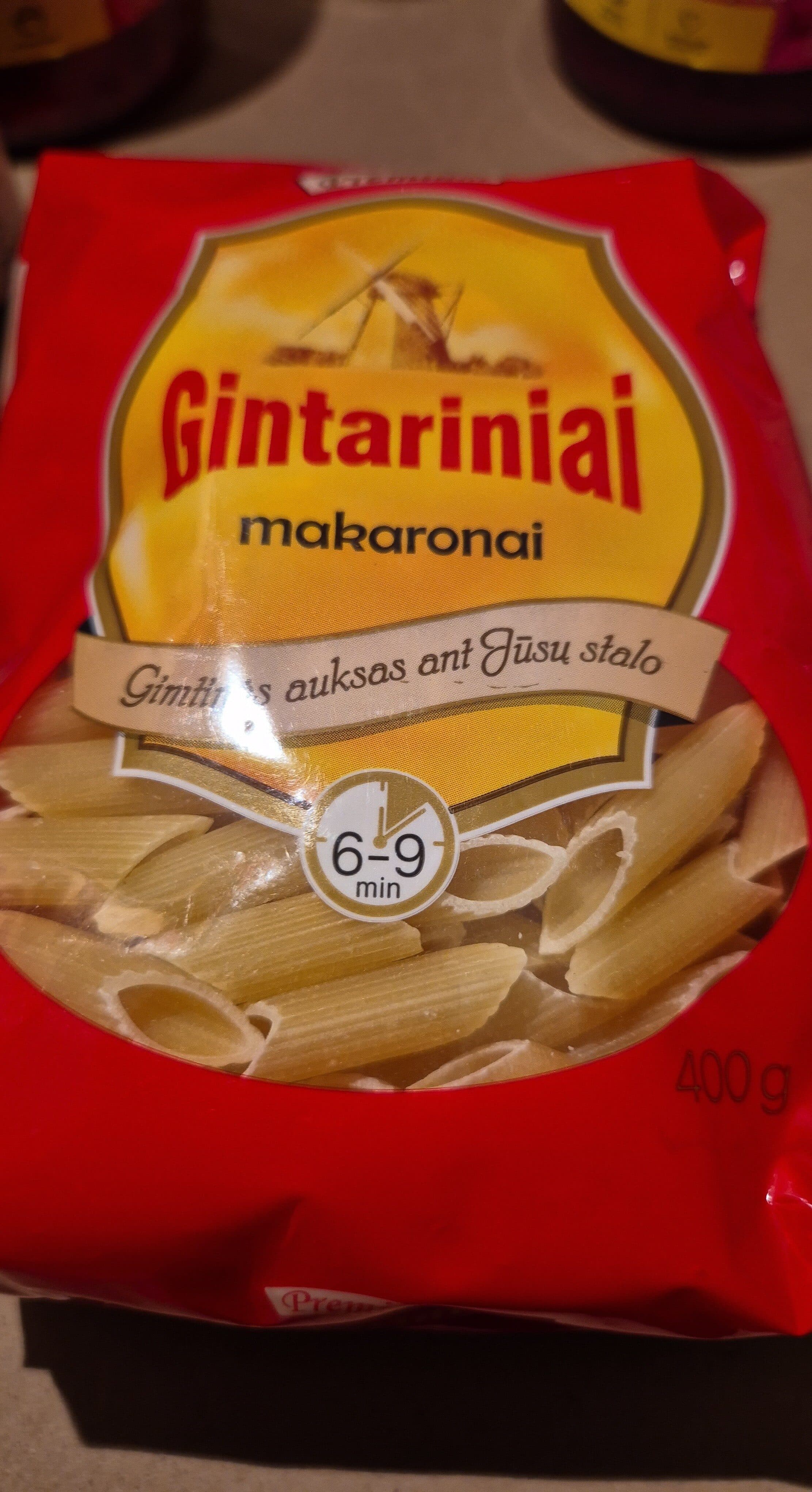 Premium Ginatriniai makaronai packshot