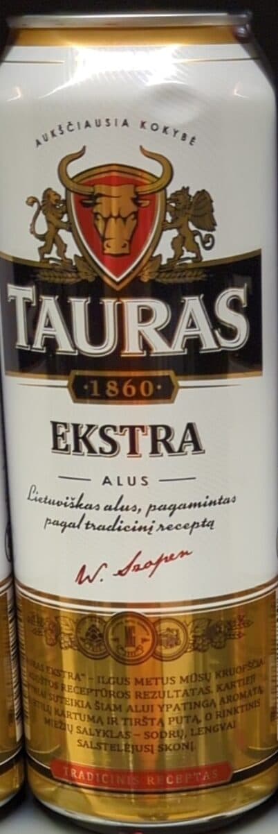 Tauras ekstra packshot