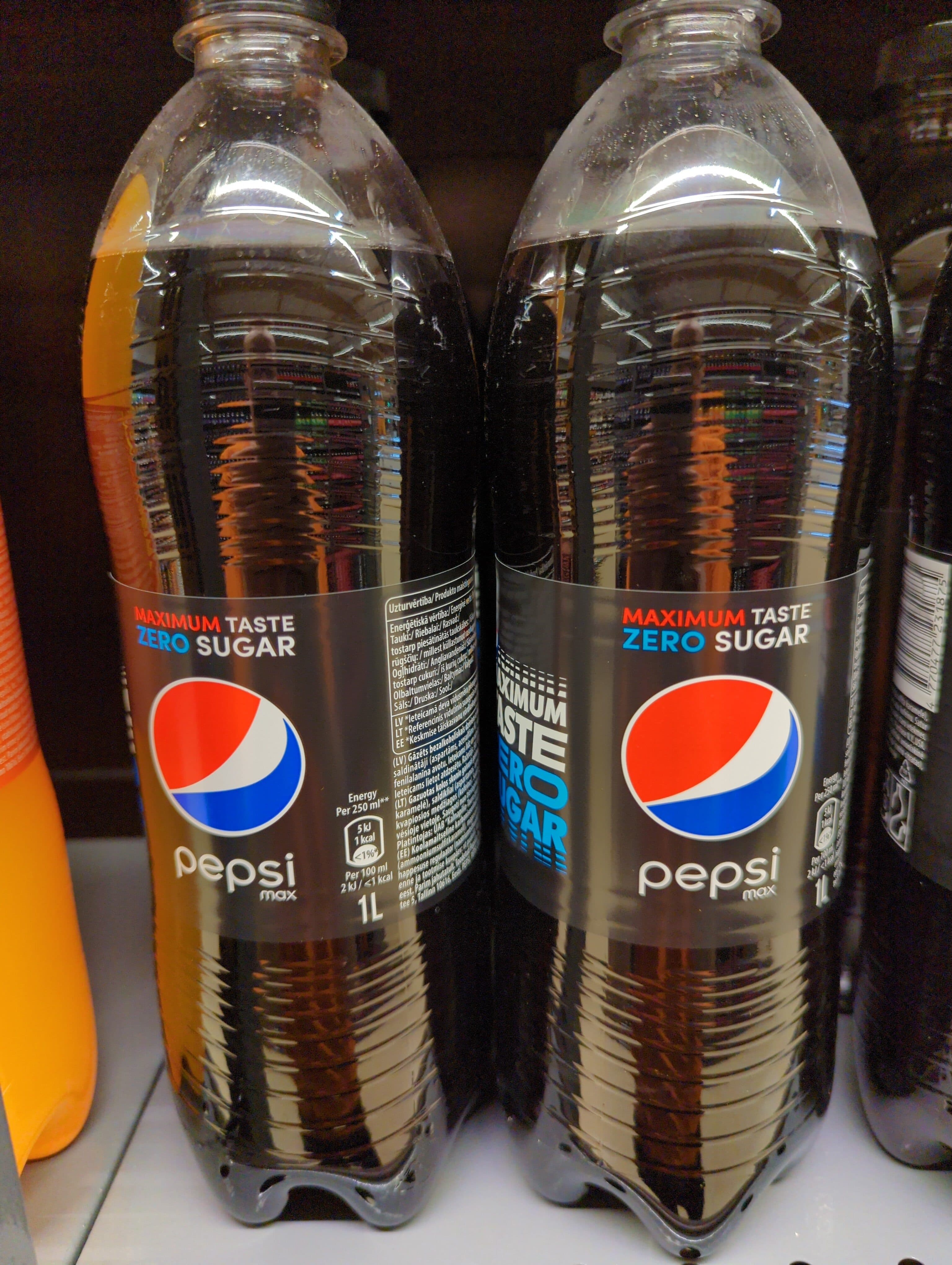 pepsi kola be cukraus packshot